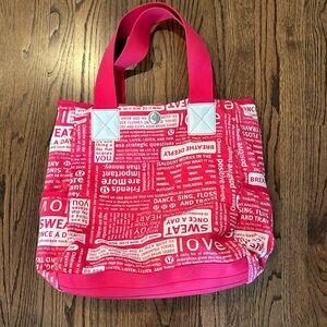 Vintage canvas lululemon bag. GUC